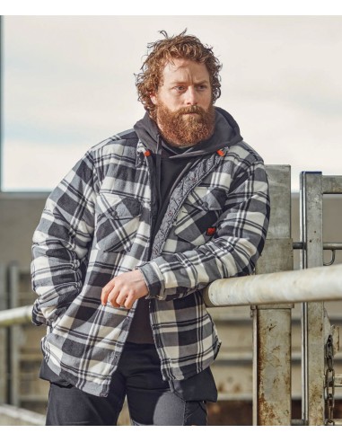 SCR-SH053-Chemise à carreaux rembourrée Worker